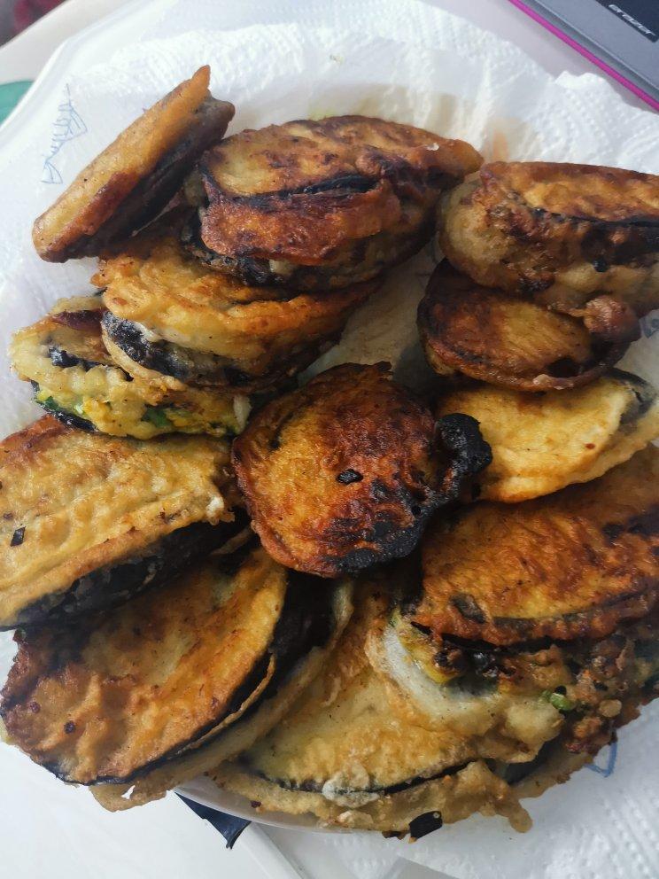 炸茄饼
