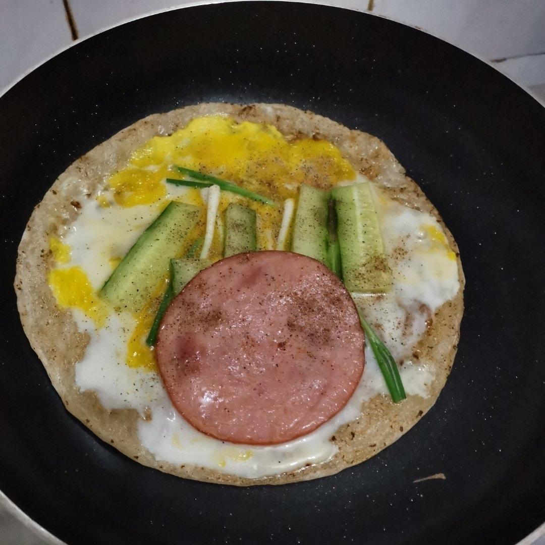 三分钟就可以做好孩子的早餐（手抓饼）