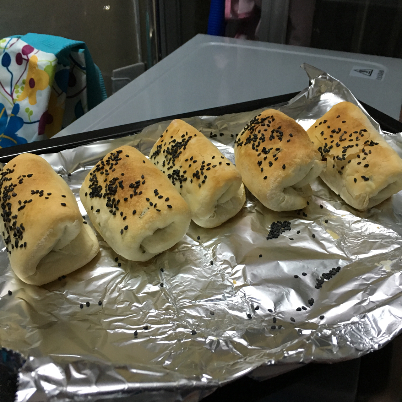 葱香油酥烧饼