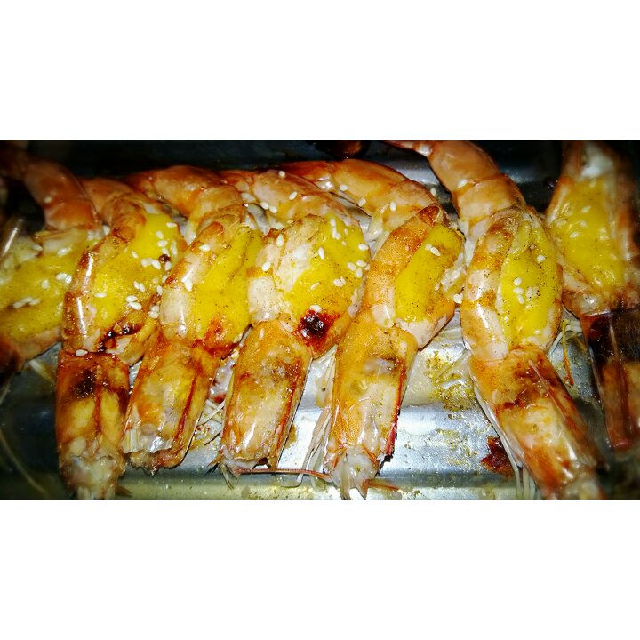 蒜蓉芝士烤大虾