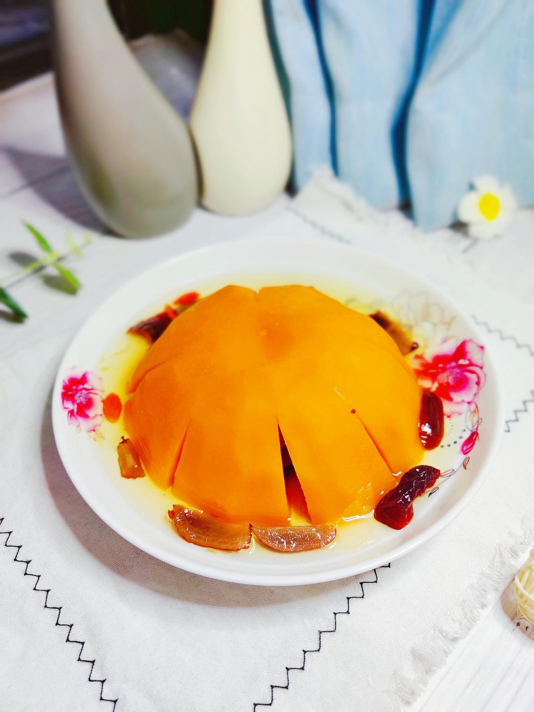 高颜值冰糖蒸南瓜