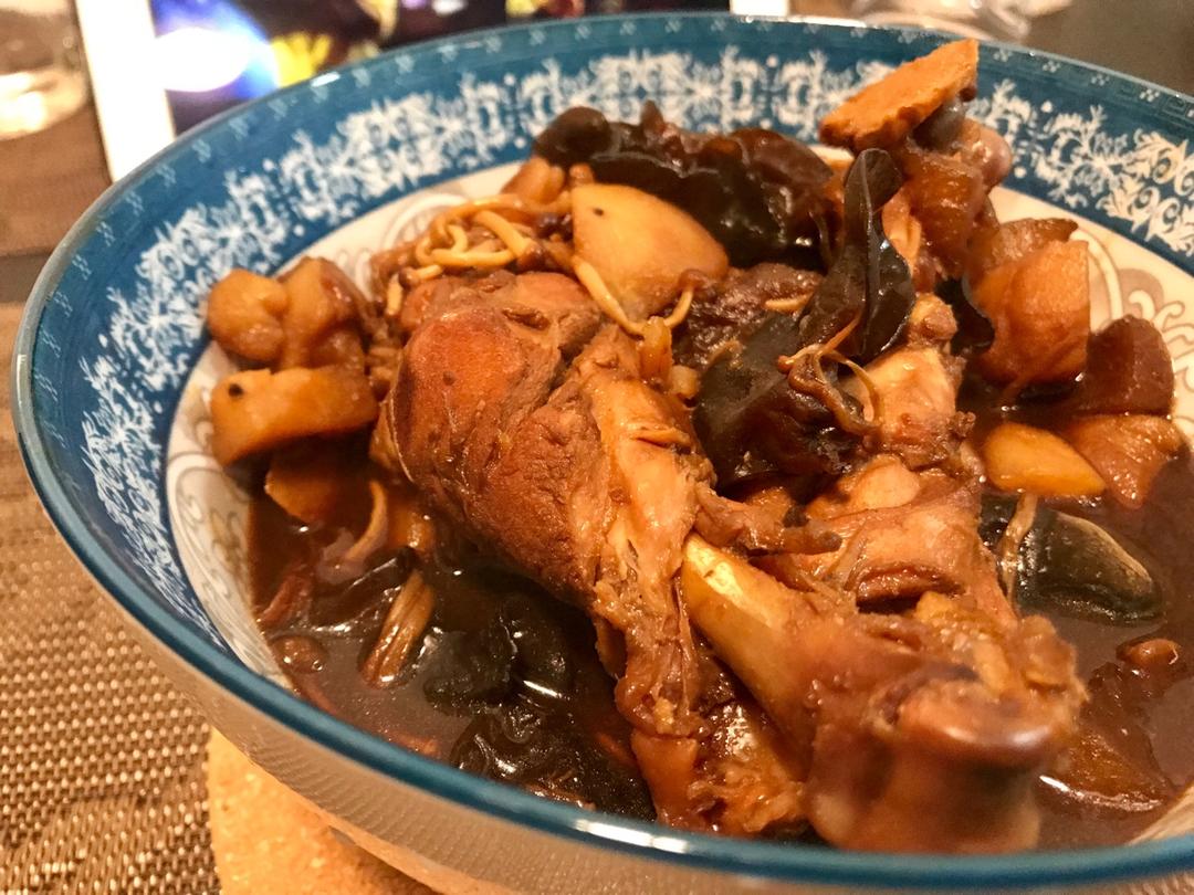 东北家常菜 红烧鸡腿炖土豆