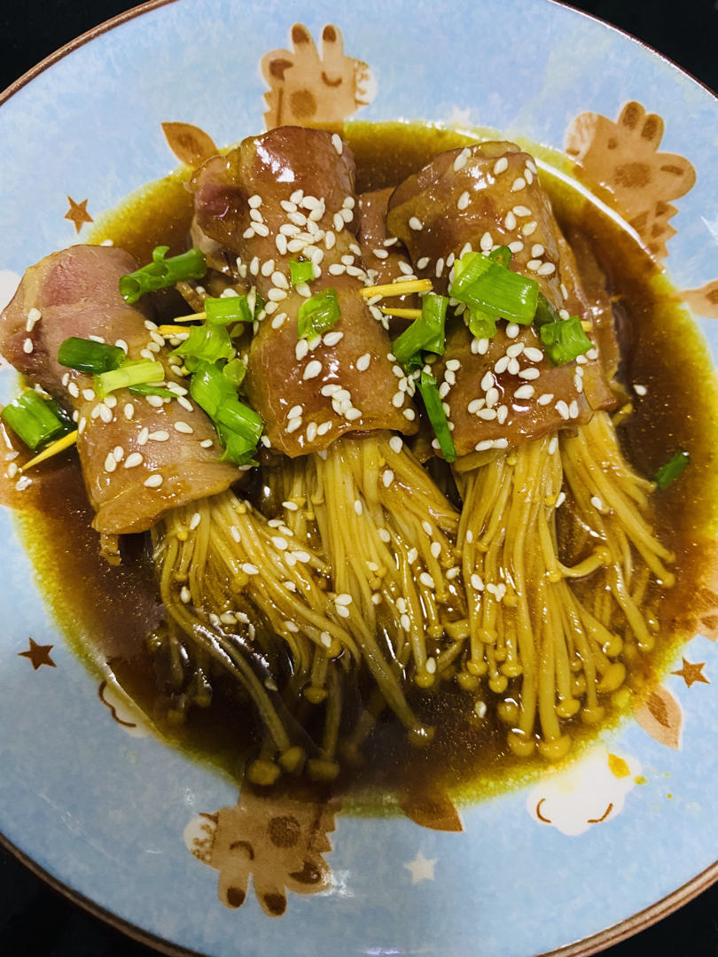 金针菇培根卷