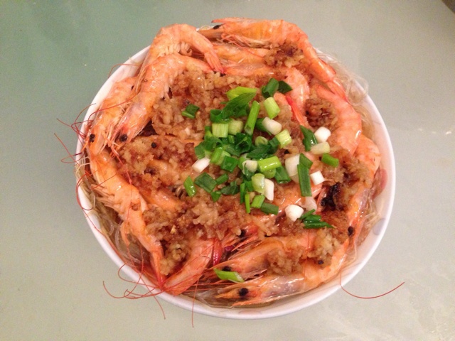 蒜蓉粉丝蒸大虾