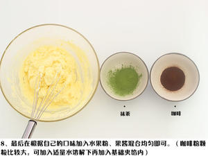 【马卡龙夹馅】黄油基础夹馅（抹茶、咖啡）的做法 步骤8