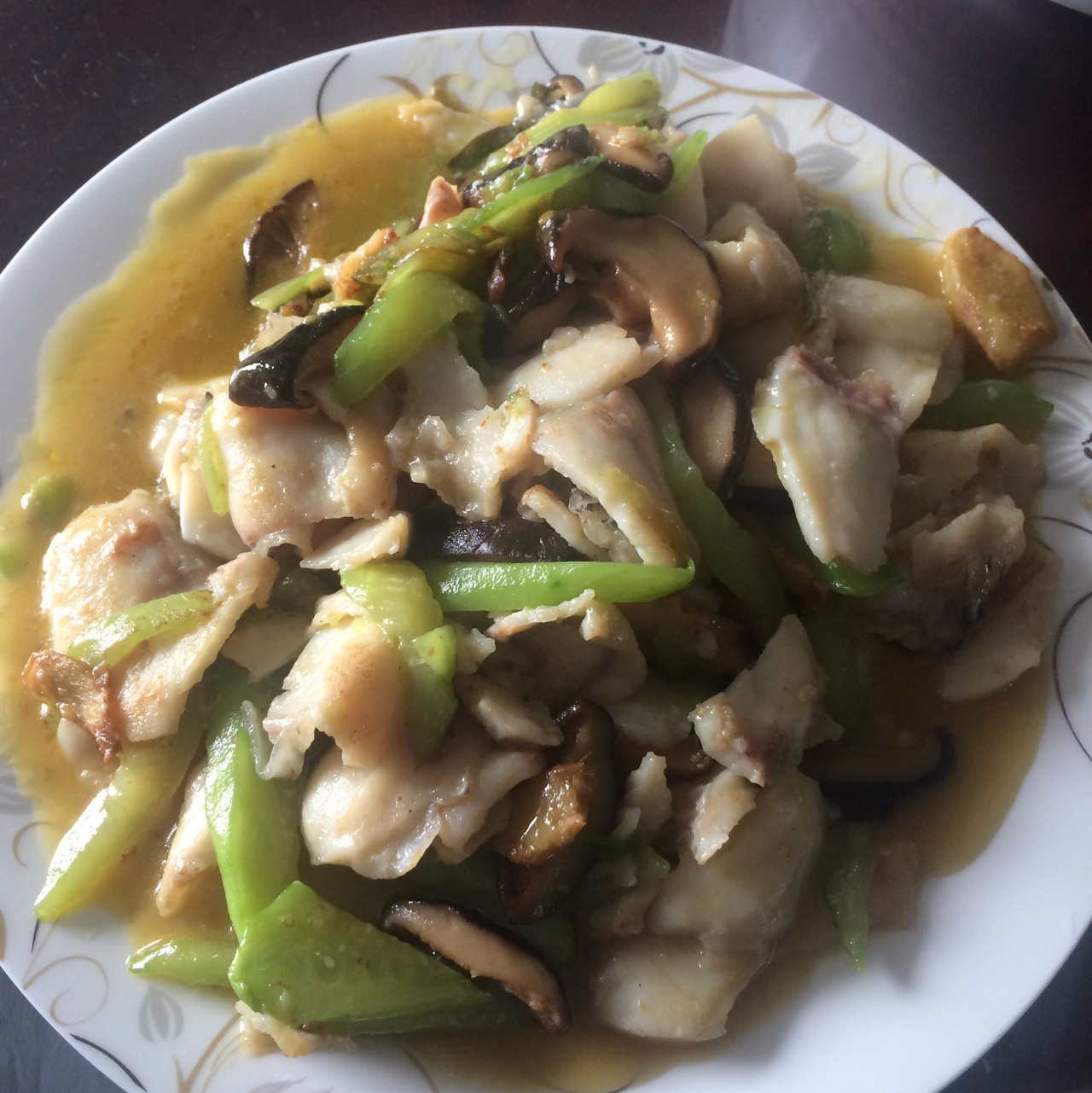 滑炒鱼片