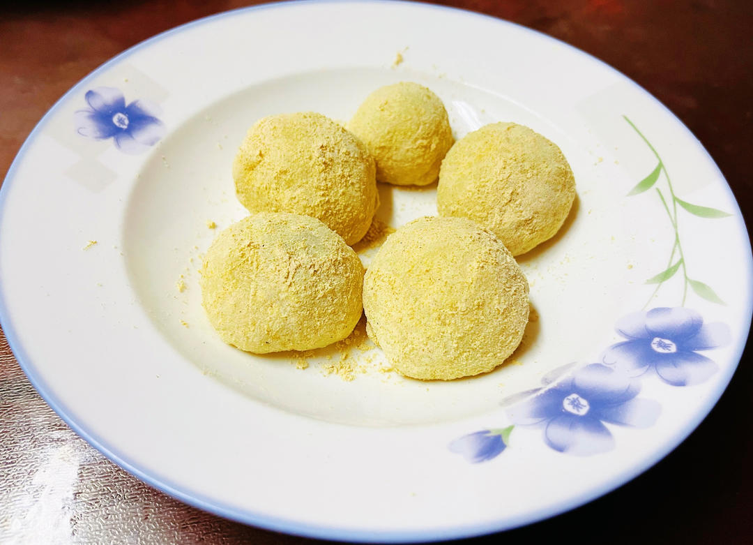 黄豆粉糯米糍（麻薯奶、雪媚娘皮、驴打滚的万能方）