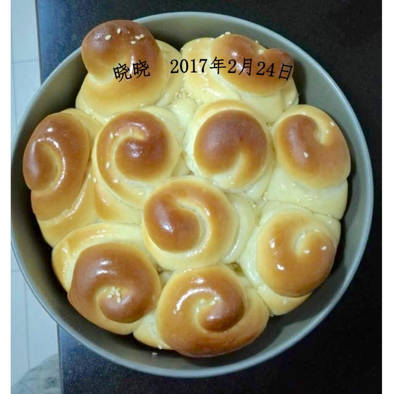 奶油蜂蜜小面包