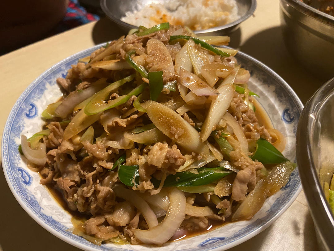 葱爆羊肉~味道超赞不膻有诀窍