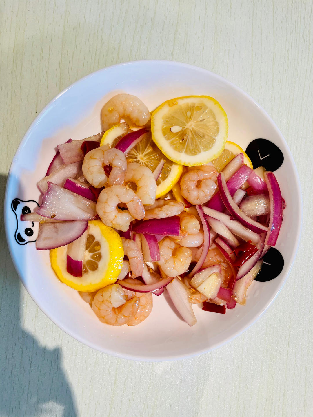 泰式酸辣柠檬虾 低脂开胃夏天必备