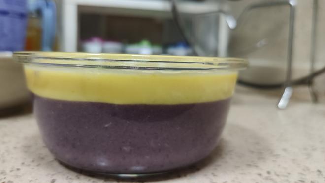 宝宝9个月辅食之紫薯南瓜鸡肉布丁的做法