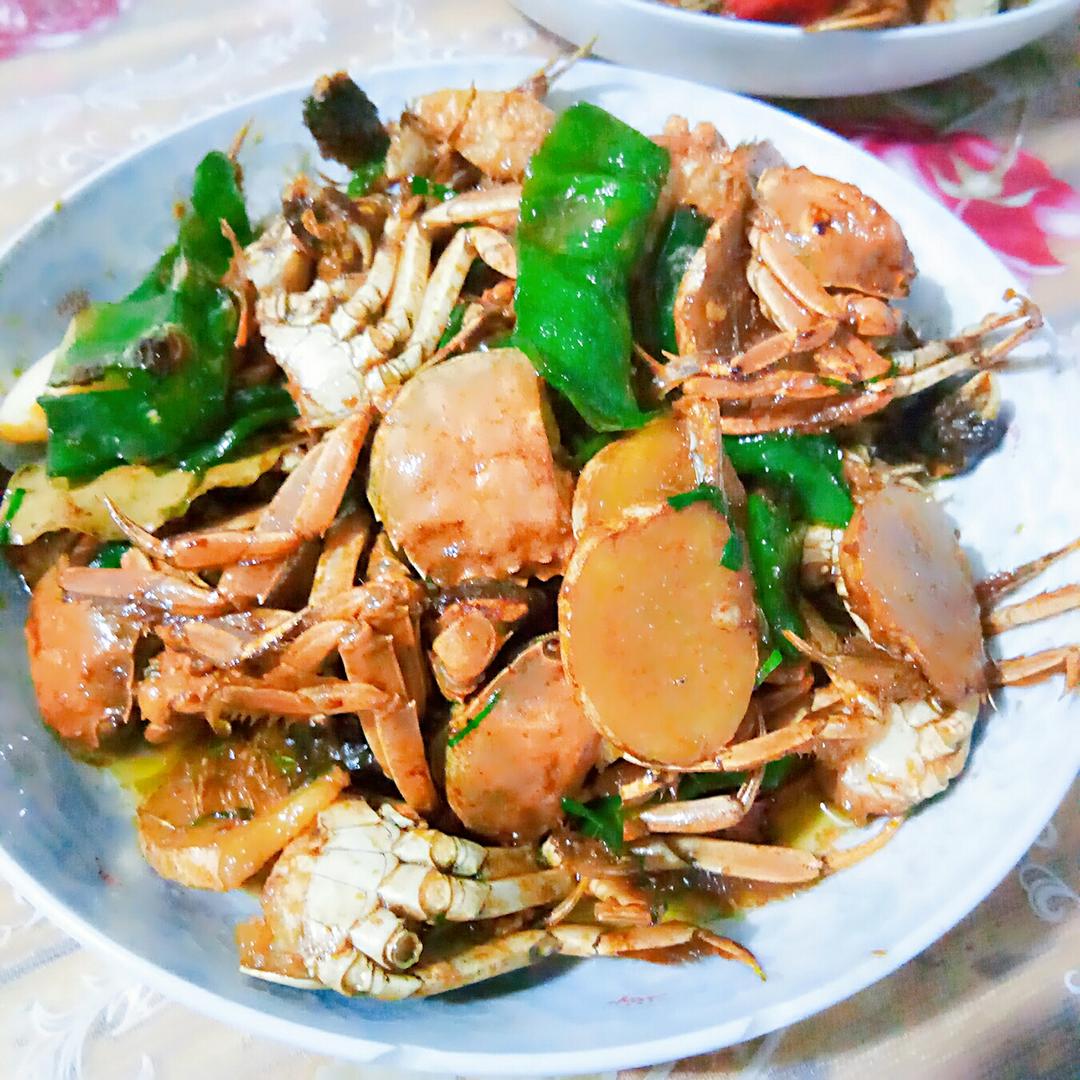 香辣螃蟹（新手易做）