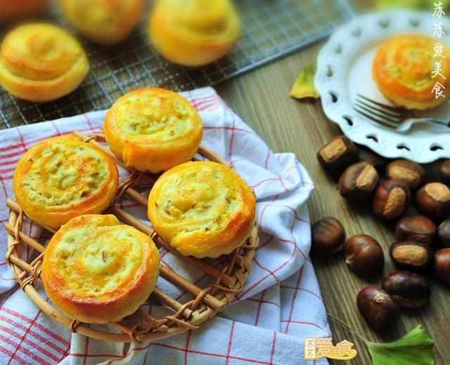 板栗季一定不能错过——超好吃的奶酪杏仁板栗卷的做法
