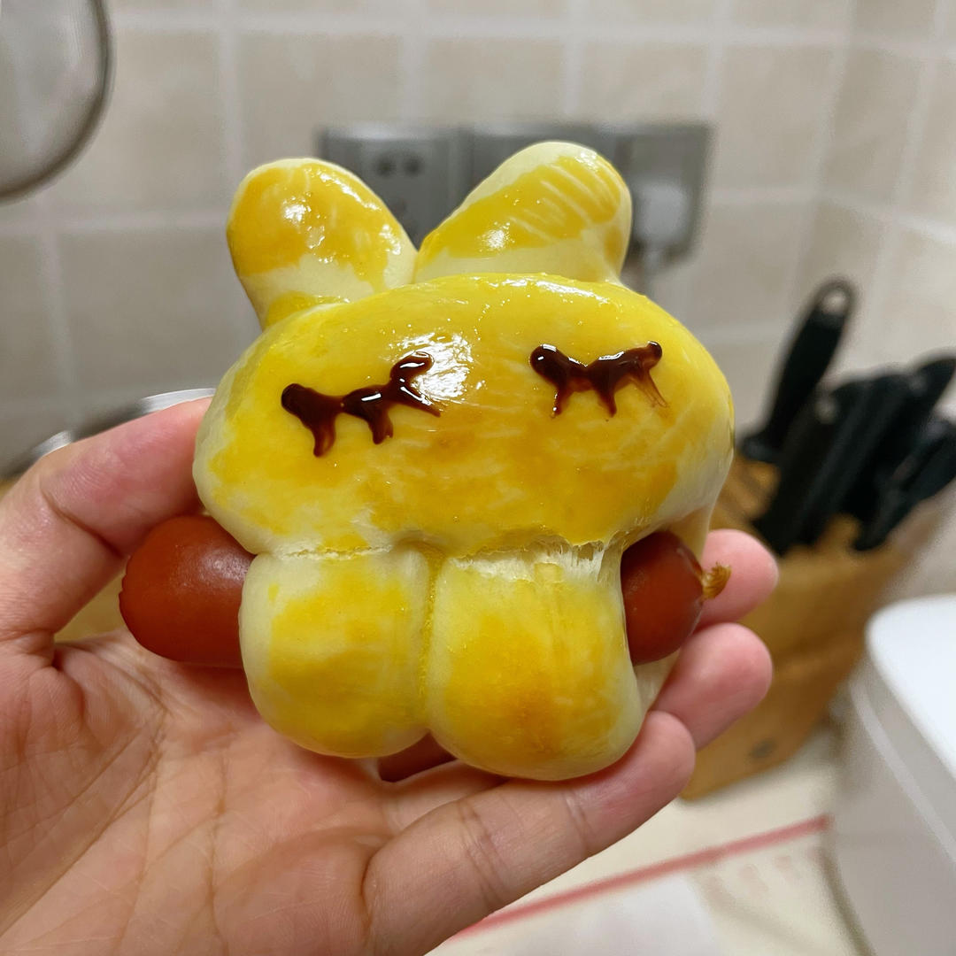香葱火腿肉松面包