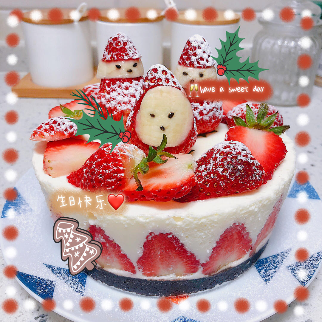 奥利奥草莓酸奶慕斯蛋糕（6寸）