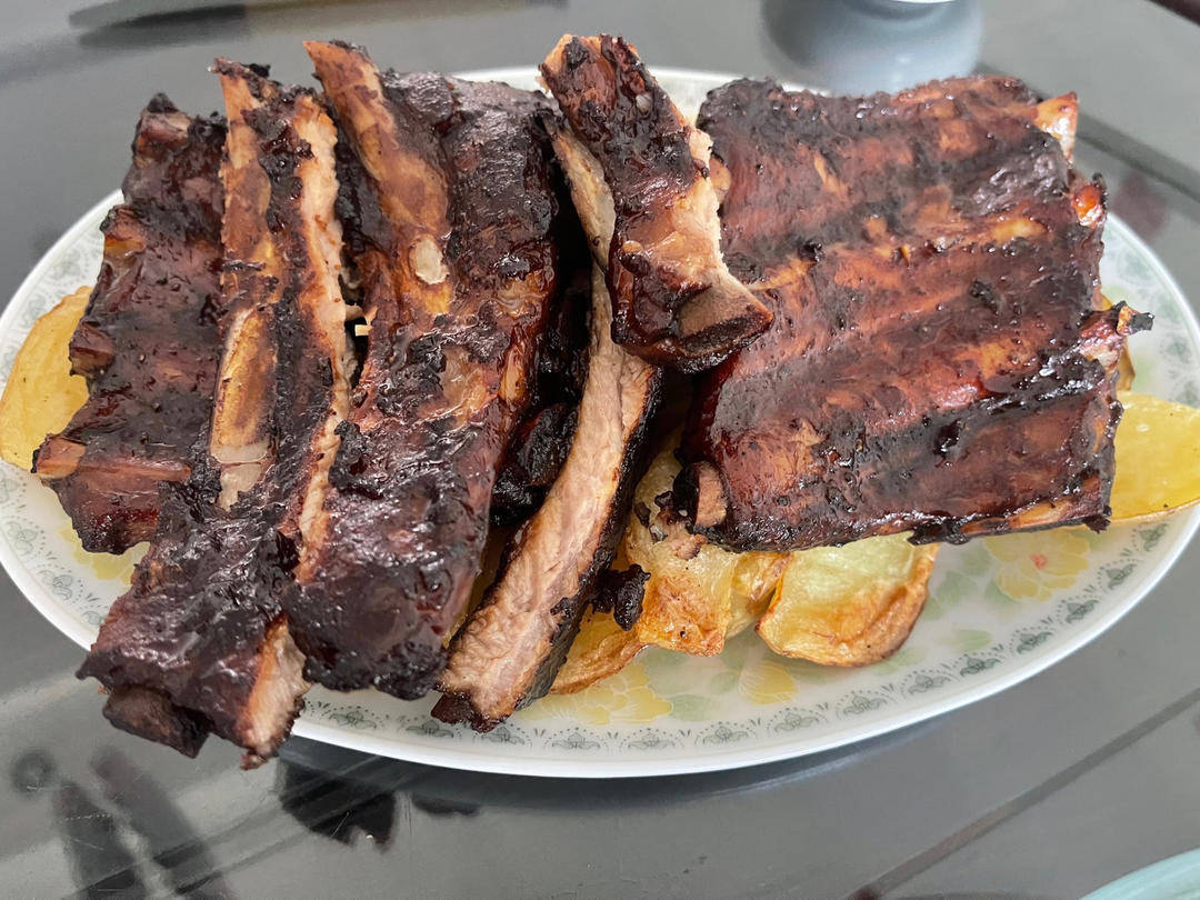 美式烤猪肋排（家庭烤箱版）