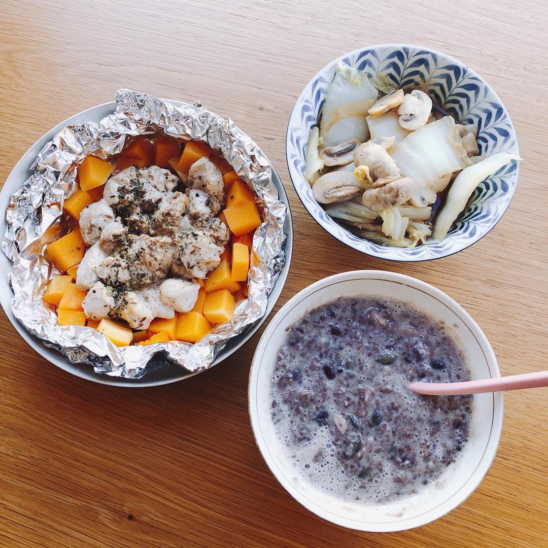 【健康三餐】孜然南瓜蒸鸡胸