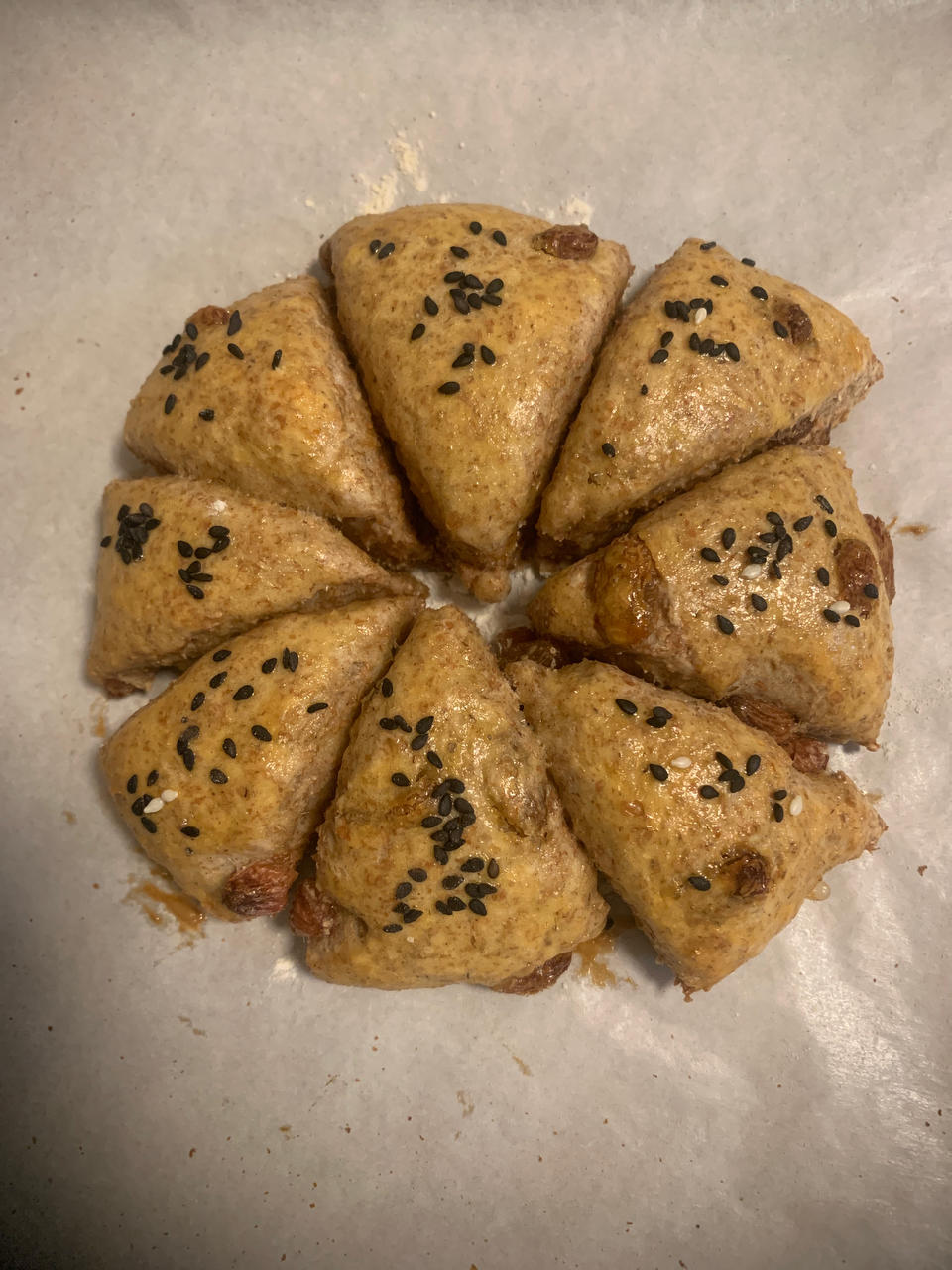 全麦司康（无糖无油低脂版）