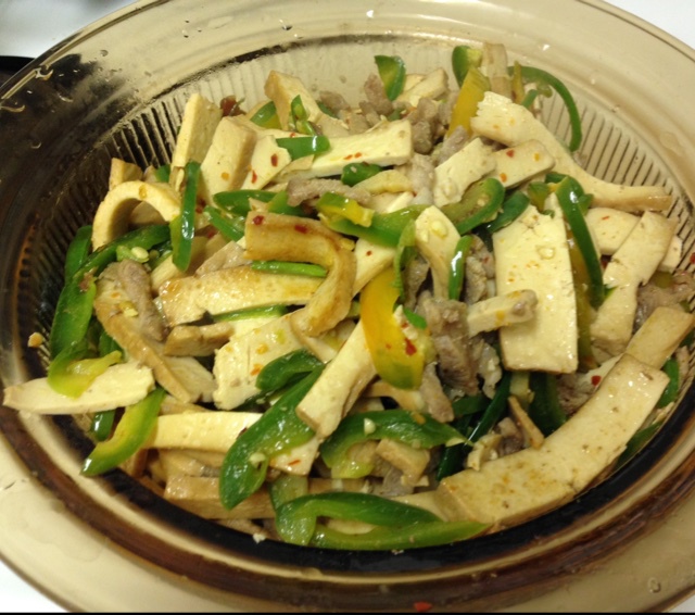 香干炒肉丝