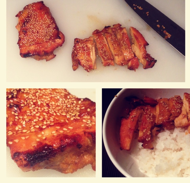 照烧鸡腿饭