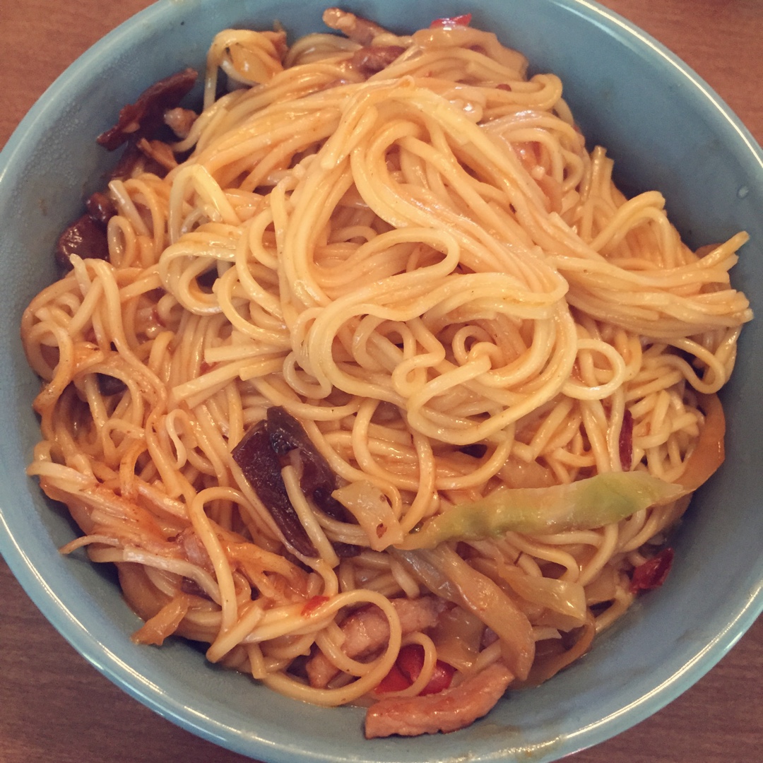 香辣榨菜肉丝面