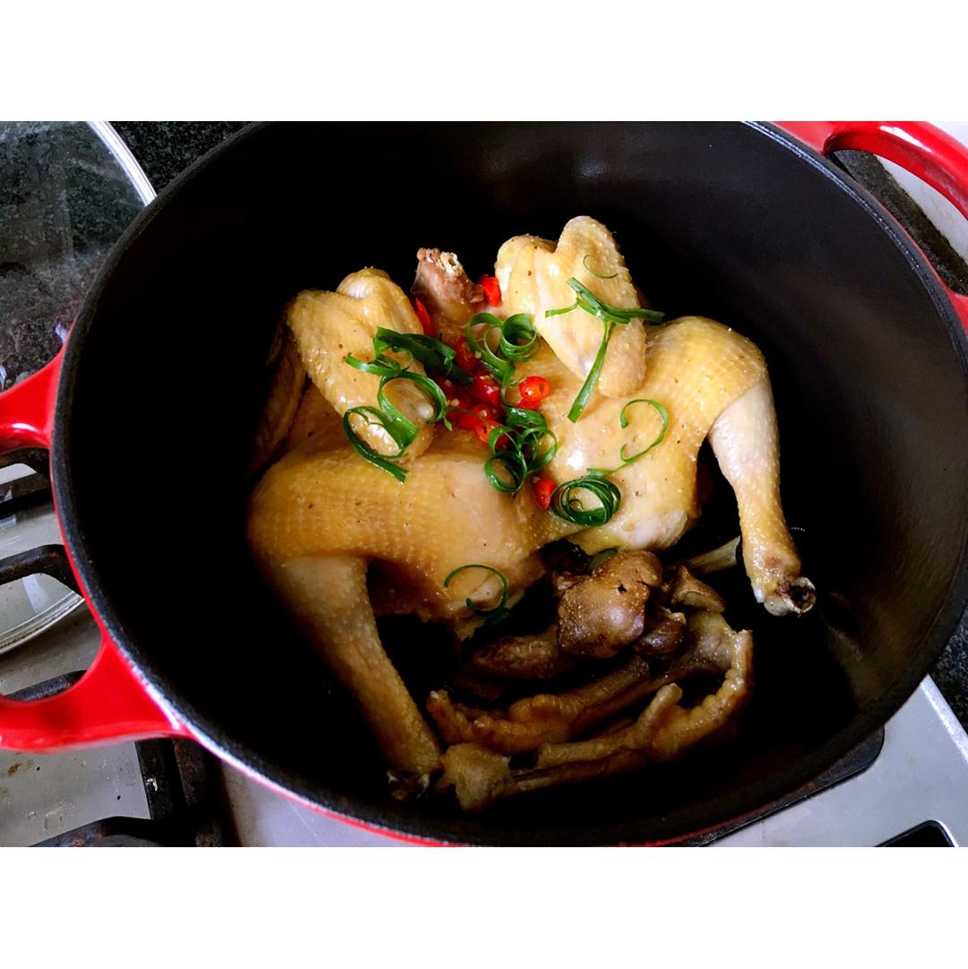 葱油焖鸡-Staub 铸铁锅