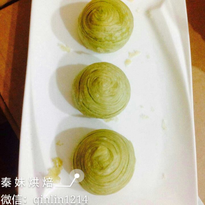 蛋黄酥~紫薯、抹茶、原味~花好月圆，中秋快乐~内附一次做六色蛋黄酥方法~