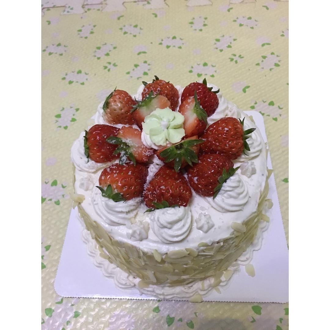 《Tinrry+》草莓奶油蛋糕（8寸配方）