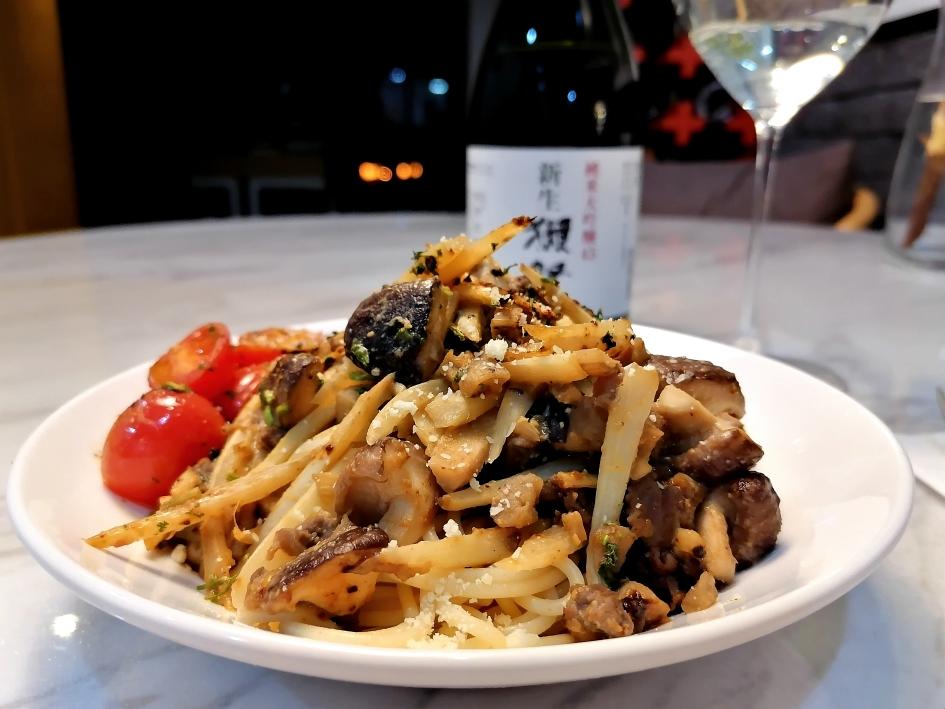 香菇白芦笋意面👉🏻春季限定的做法