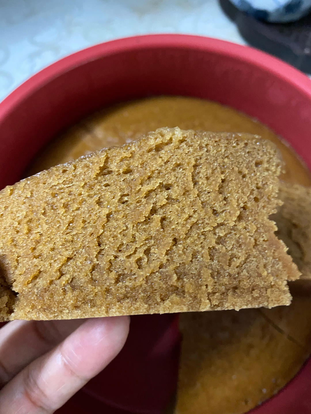 广式Q弹红糖糕(马拉糕)早餐店里平凡的美味