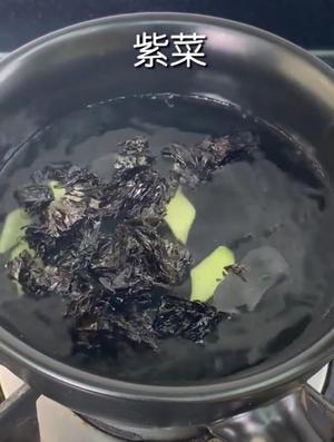 虾滑紫菜汤的做法 步骤2
