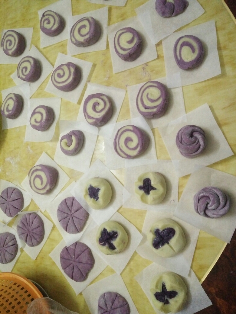 紫薯馒头的做法 步骤2