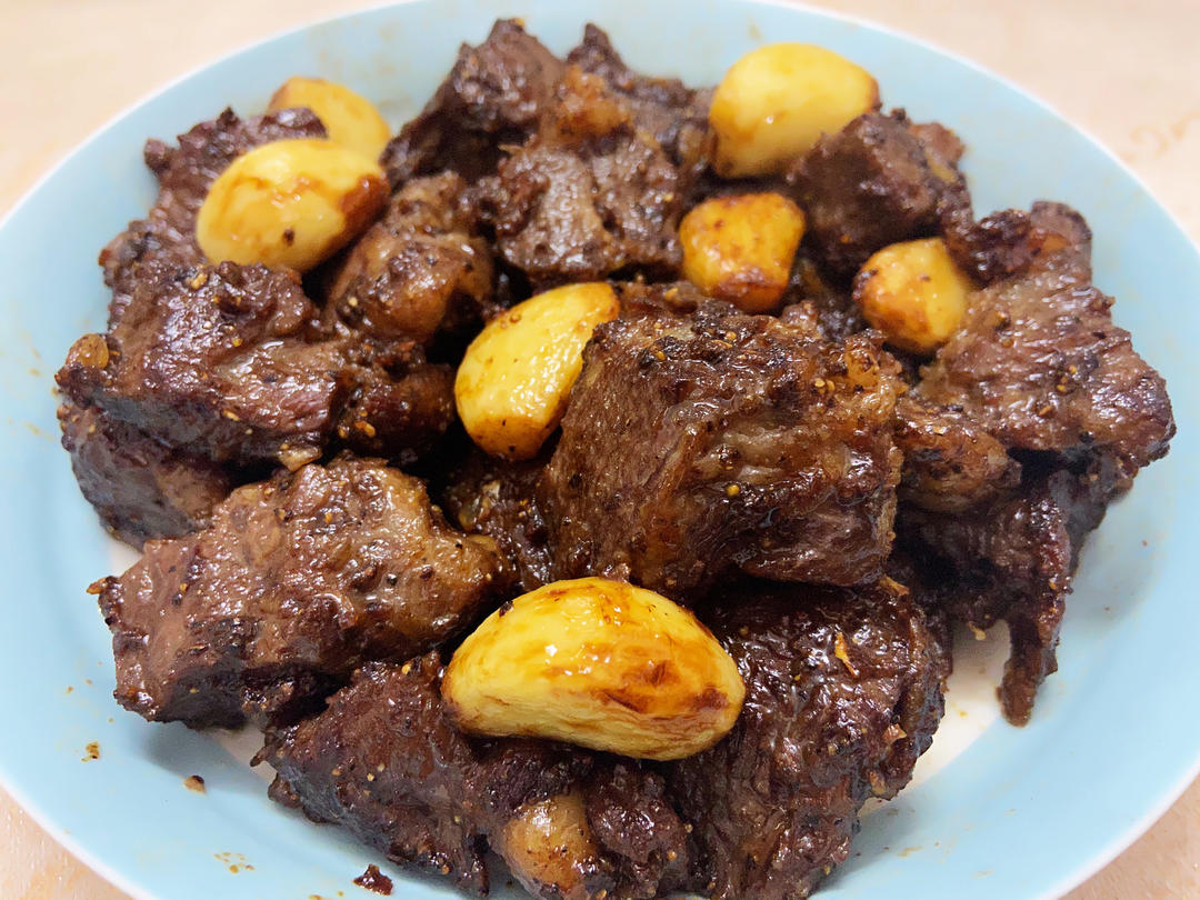 黑蒜子牛肉粒-津门秘方-家庭制作详细版