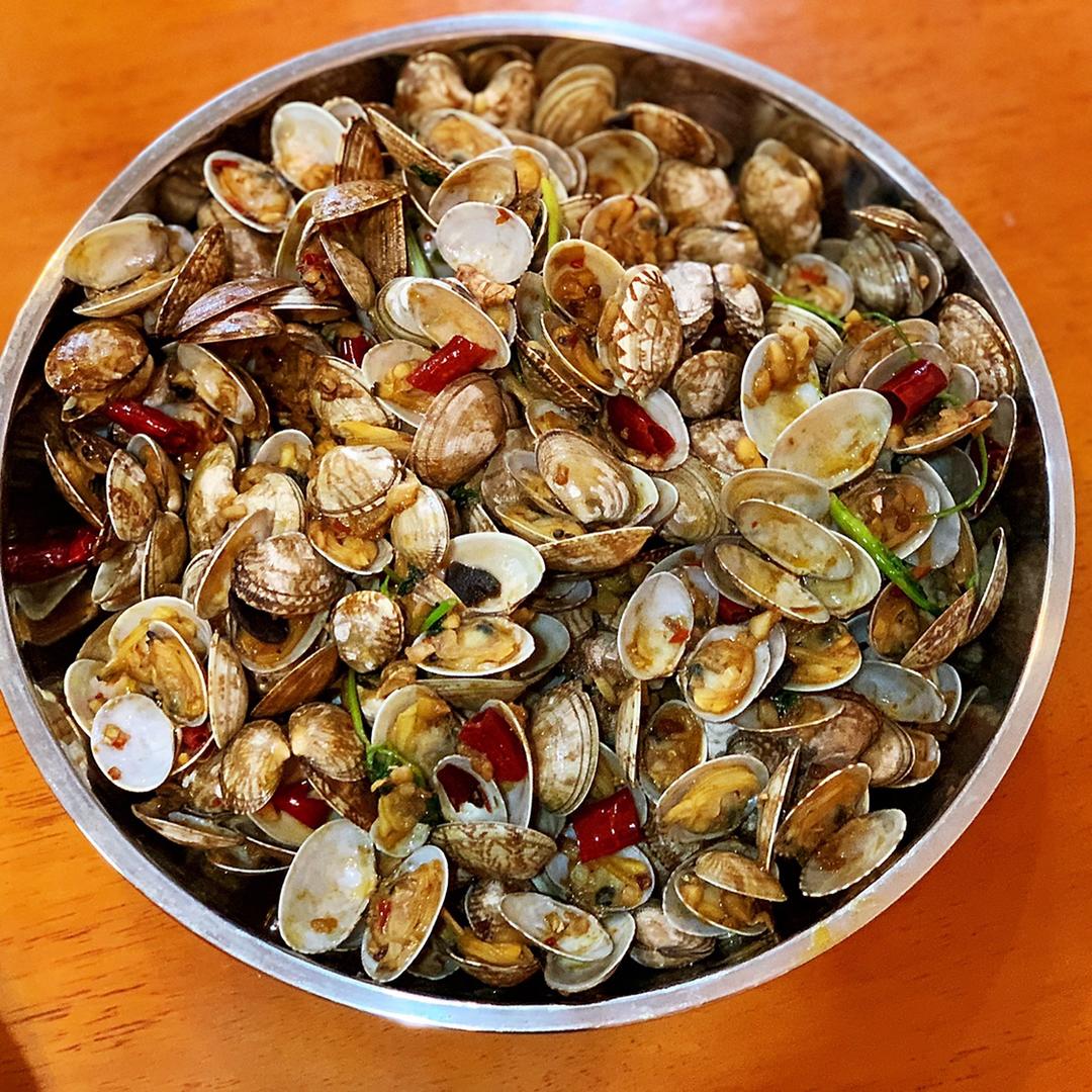 爆炒花甲（孕妇可吃）