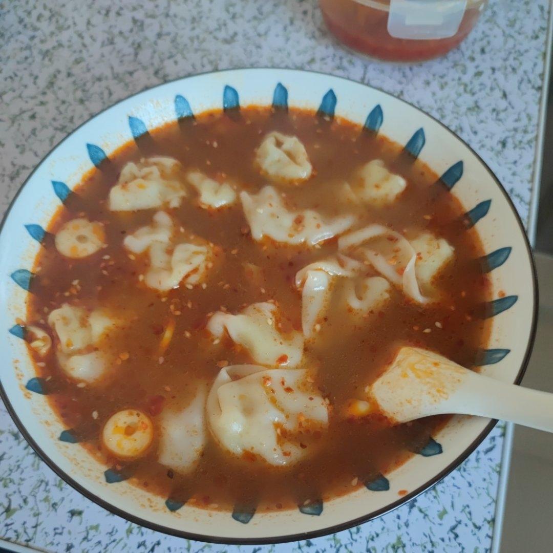 四川的老麻红油抄手