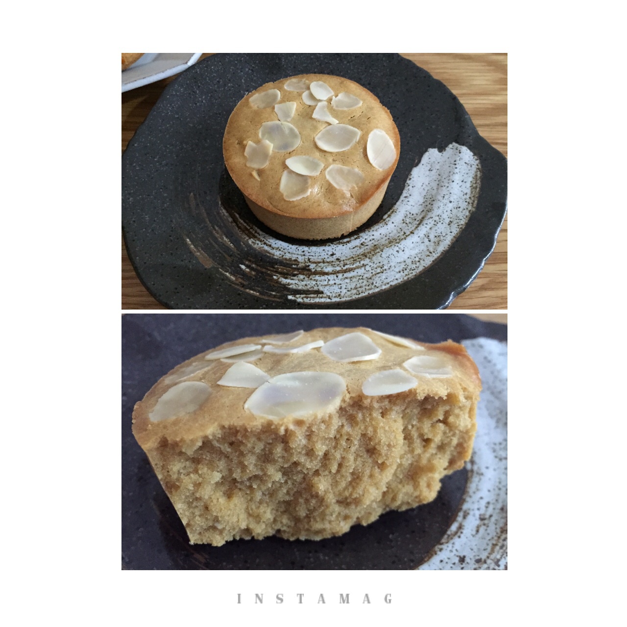 红糖杏仁蛋糕