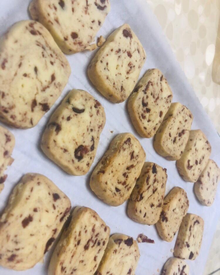 低糖少油版蔓越莓饼干