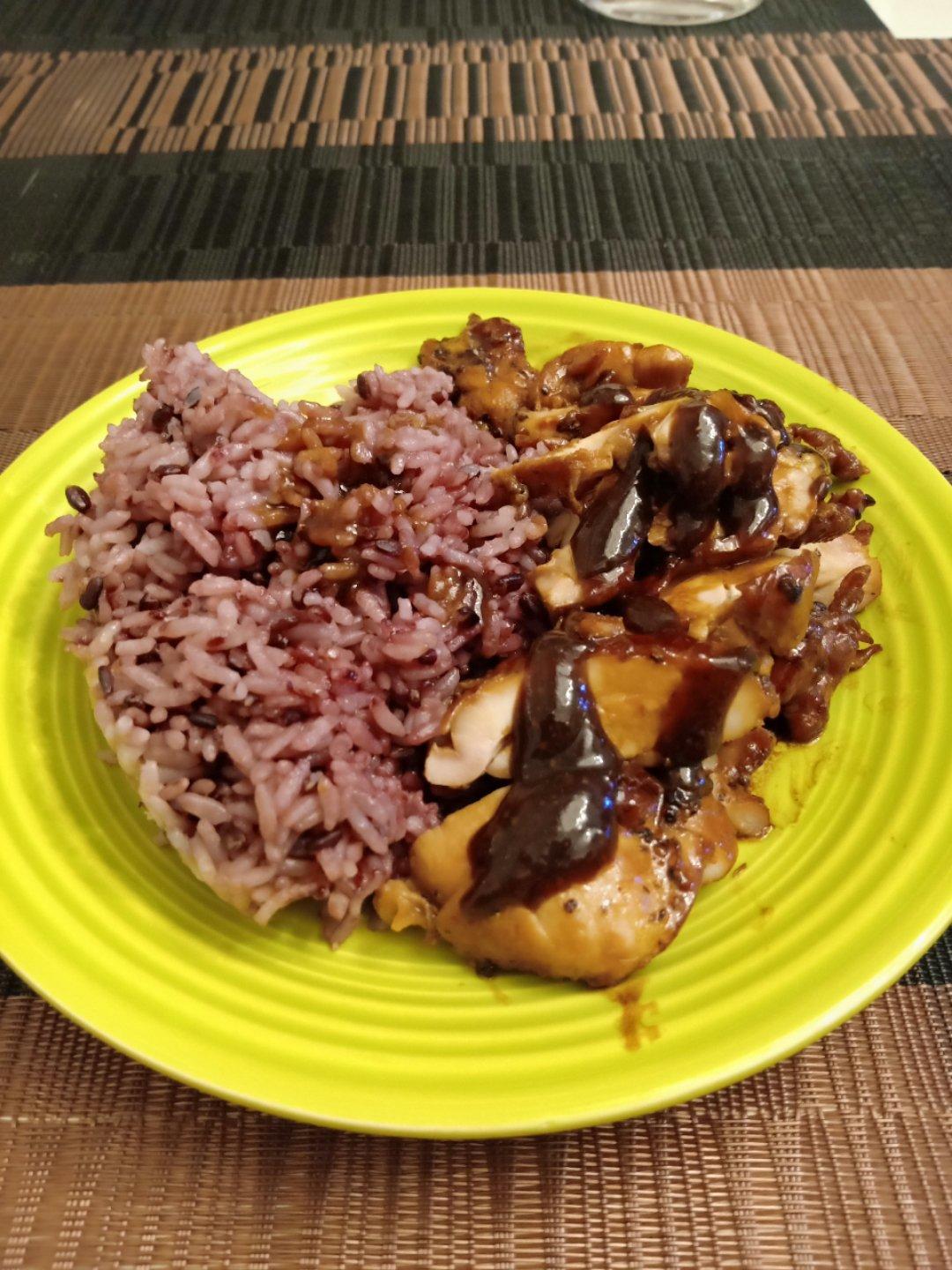 照烧鸡腿饭