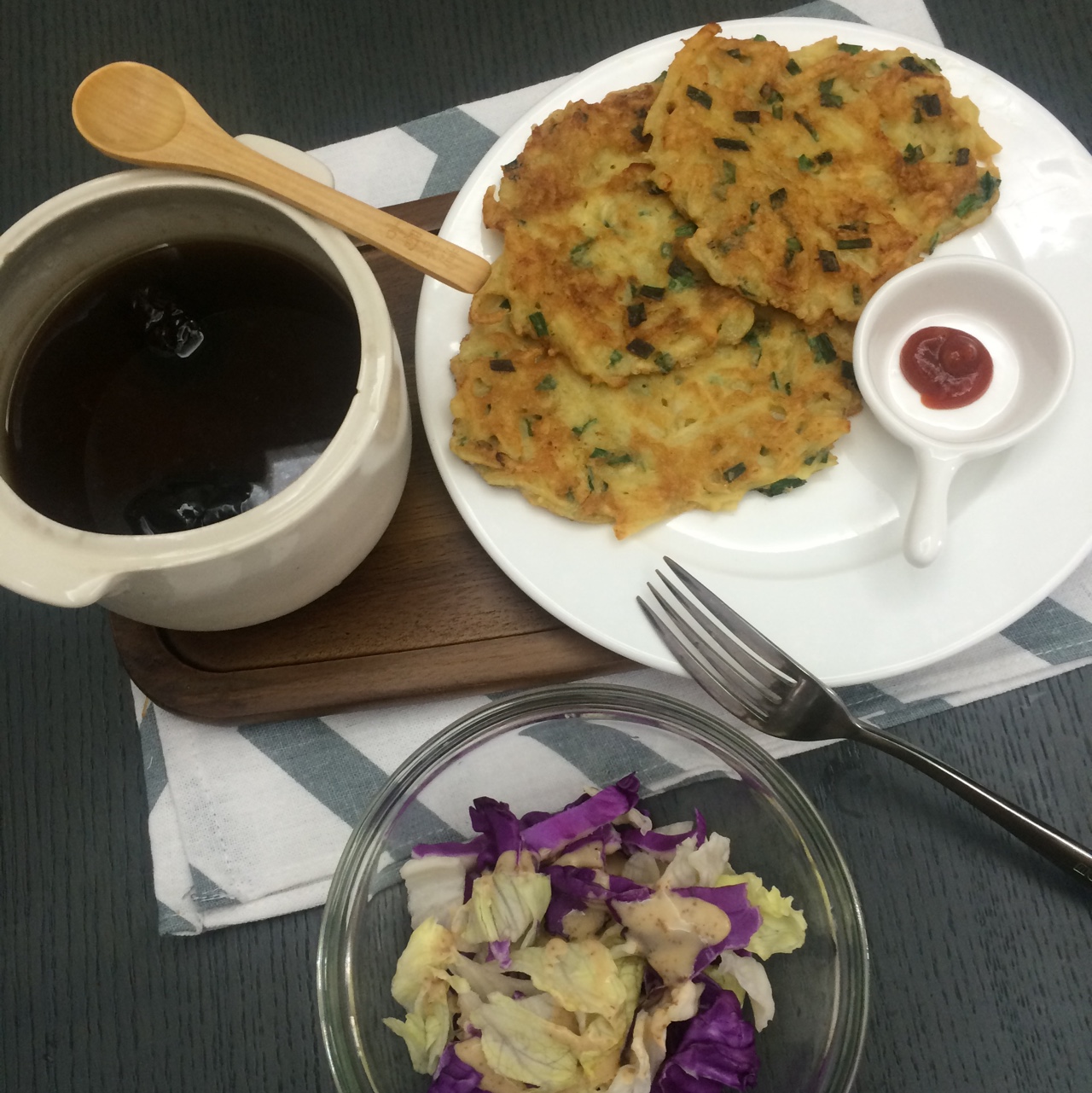 鸡蛋土豆饼