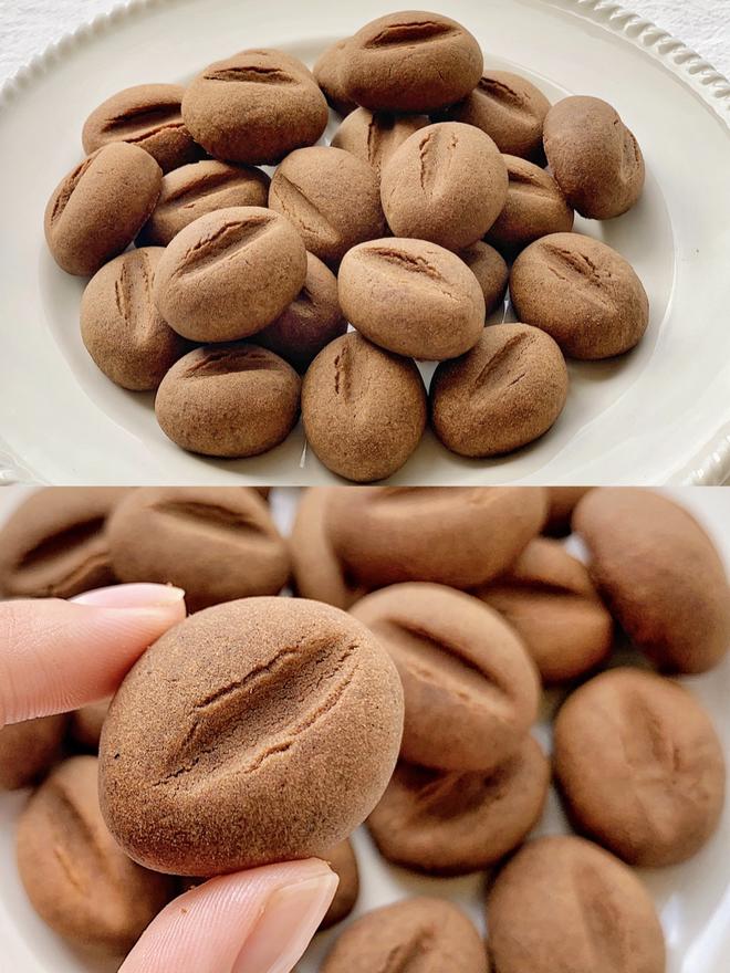 ㊙️萌化了‼️酥脆可口的咖啡豆饼干‼️一学就会的做法