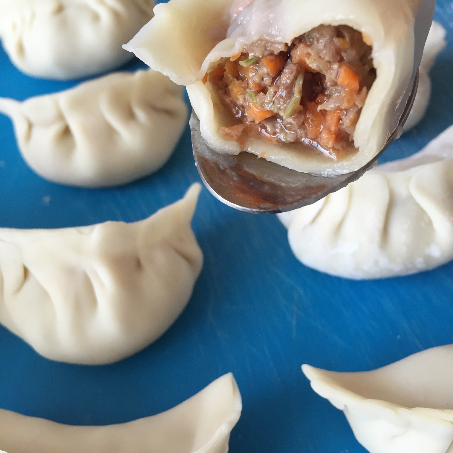 牛肉胡萝卜馅儿饺子