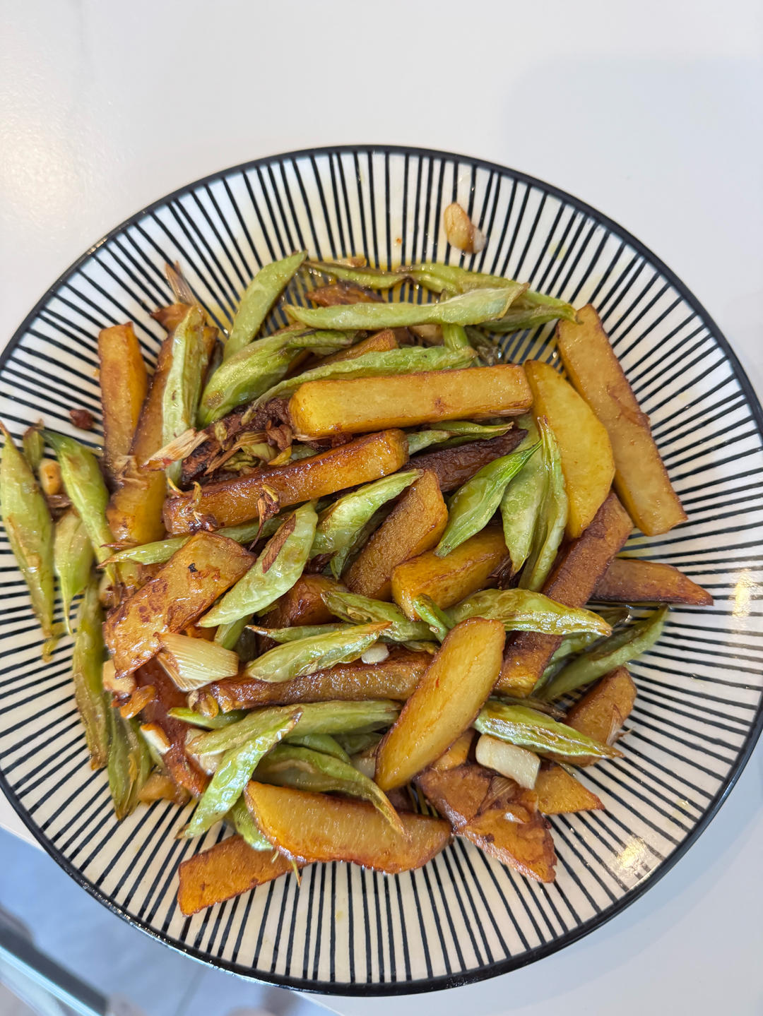 干煸豆角土豆