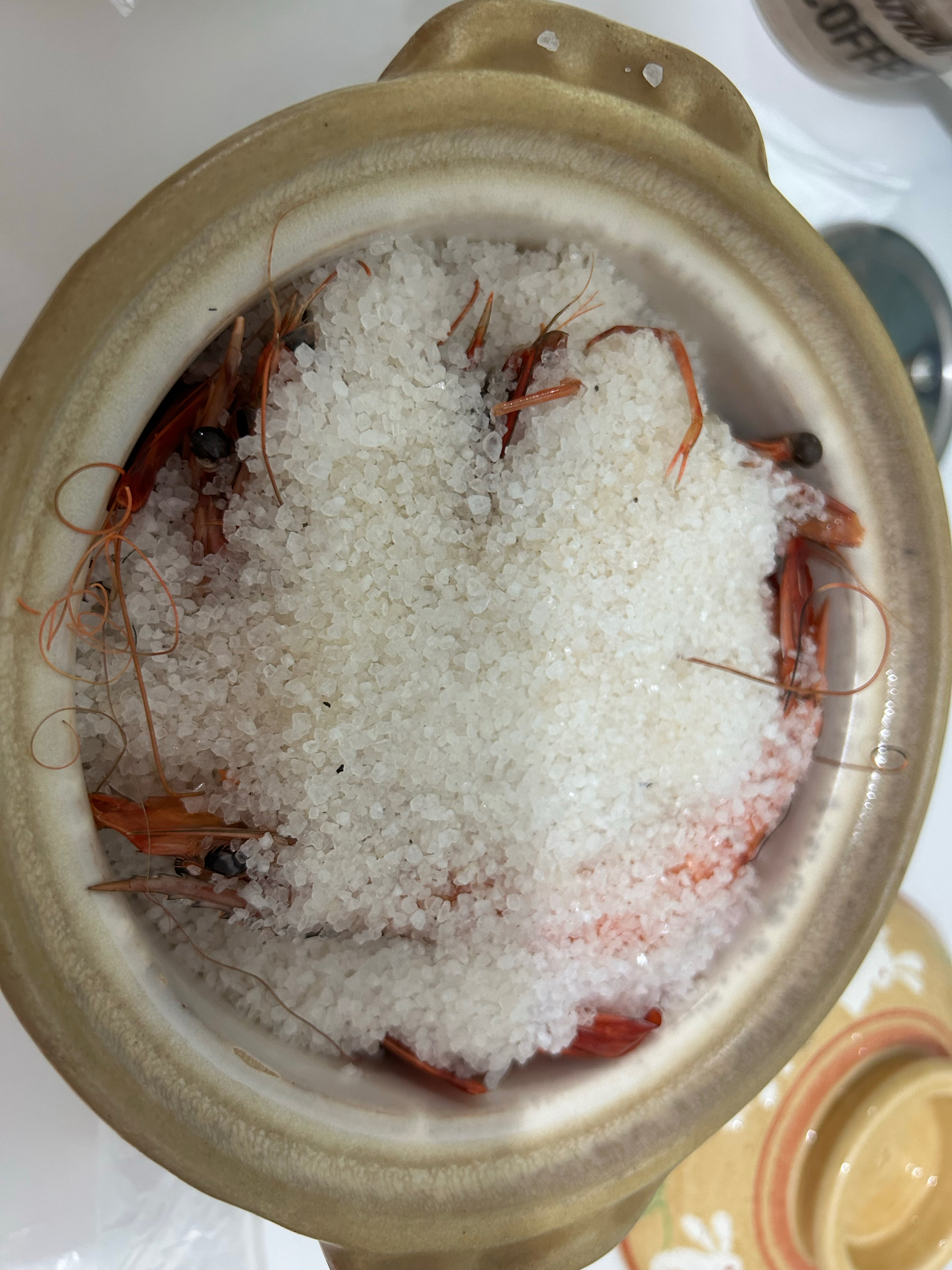 超大超鲜的盐焗🦐虾
