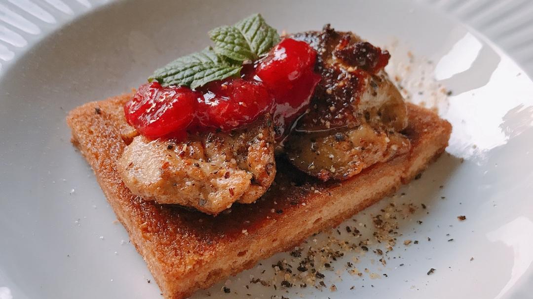 【法式煎鹅肝】只需轻松几步就能做出美味高颜值的法式煎鹅肝