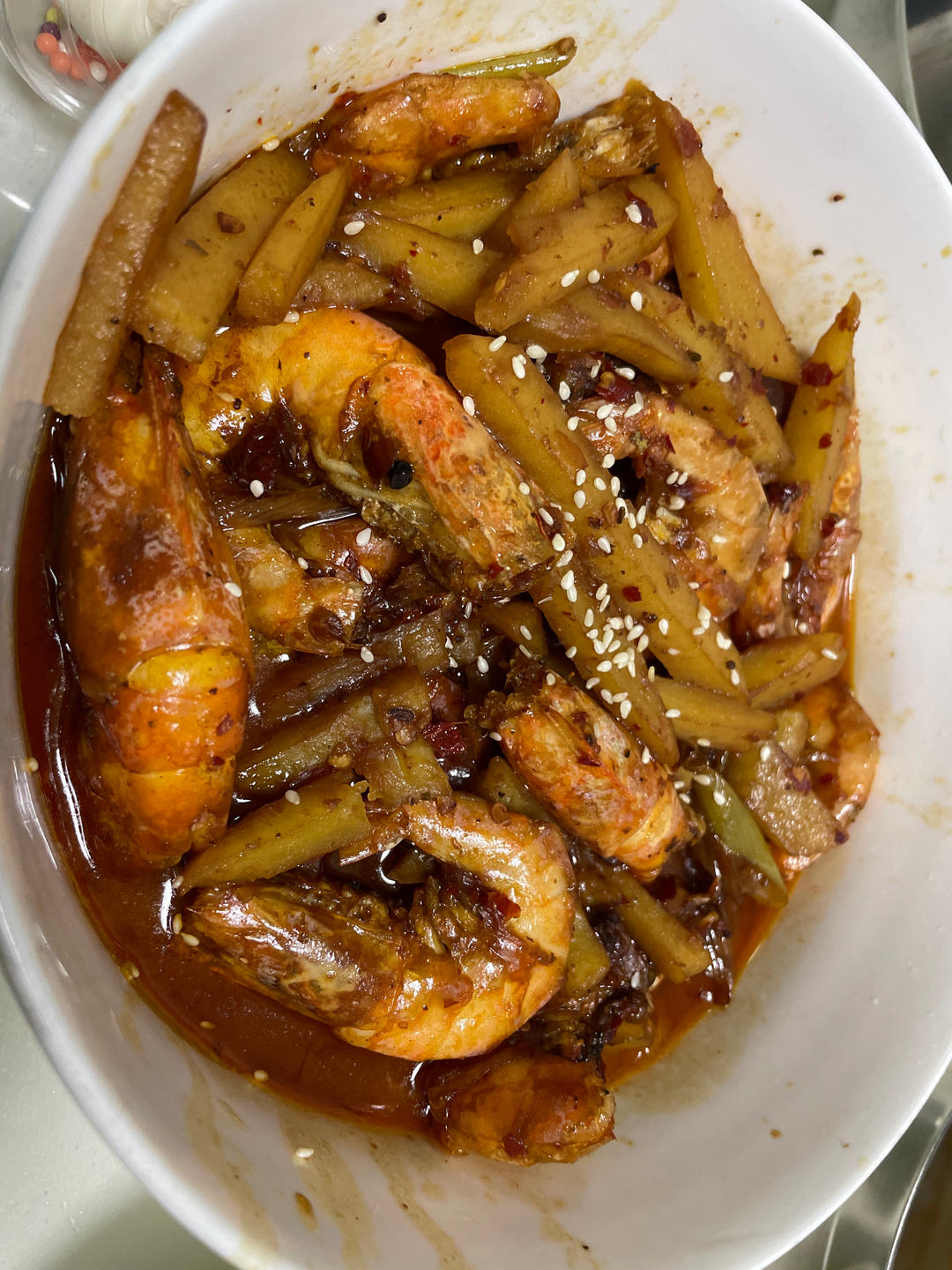 自制苏到胃的王婆大虾火锅