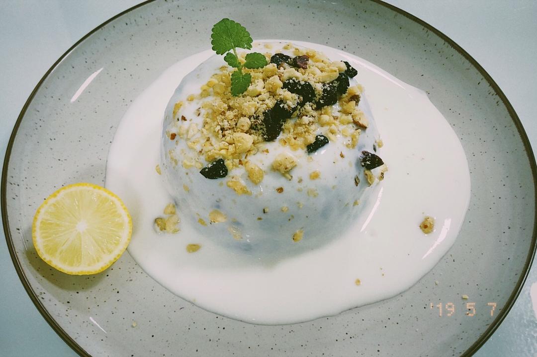 酸奶南瓜紫薯泥