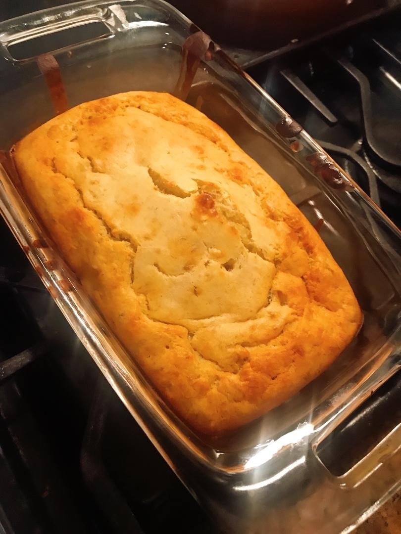 100%全谷物香蕉快手面包丨健康·烘焙