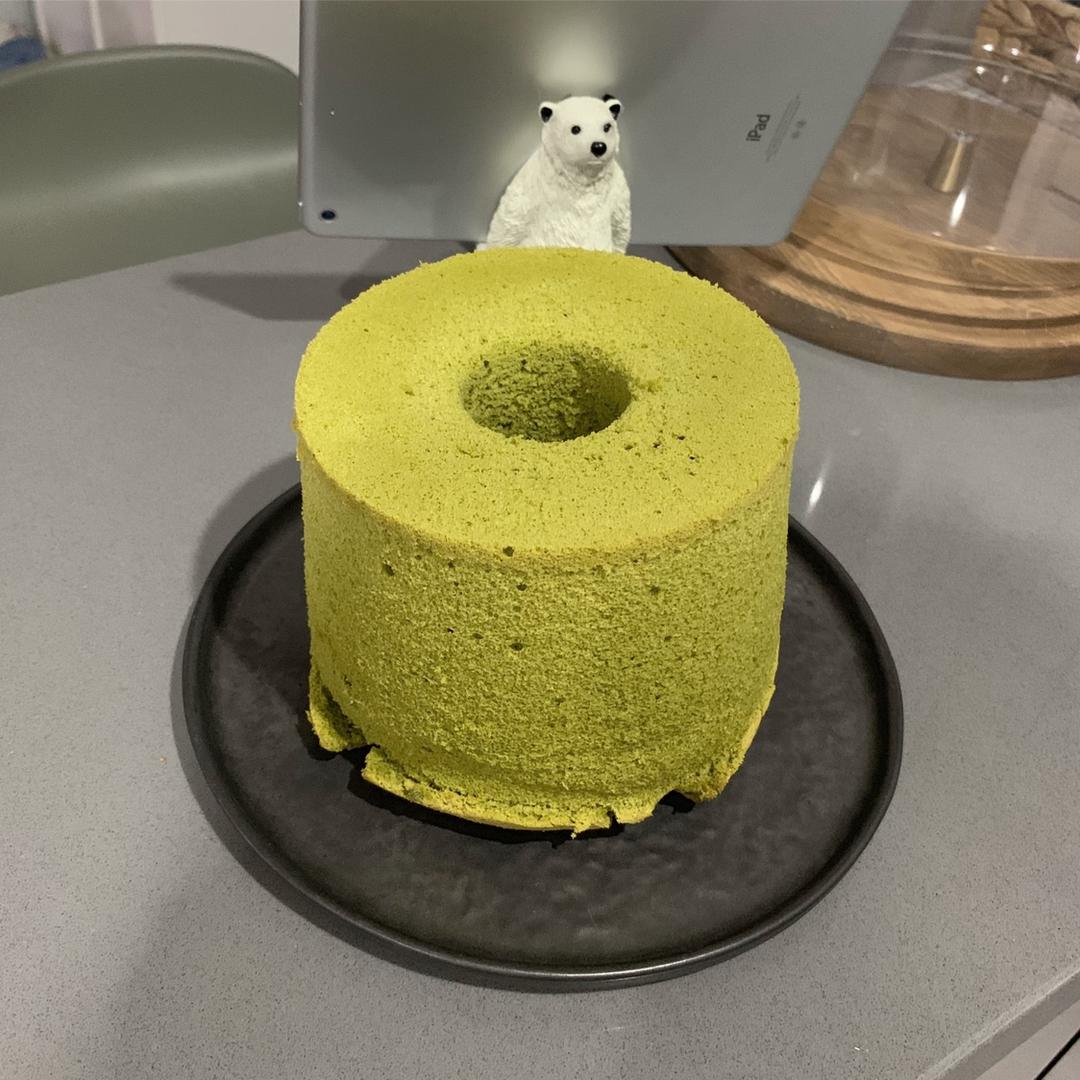 抹茶戚风~14厘米加高戚风模或者17厘米普通戚风模