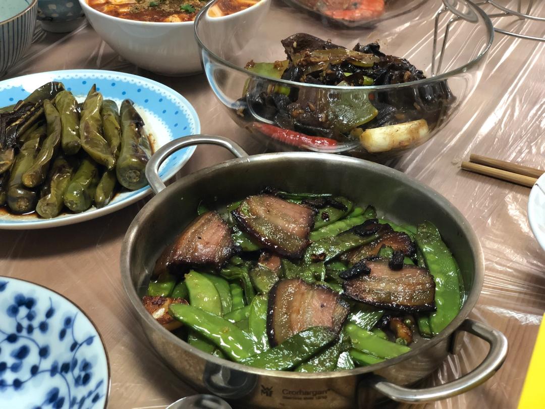 豆角炒酱肉