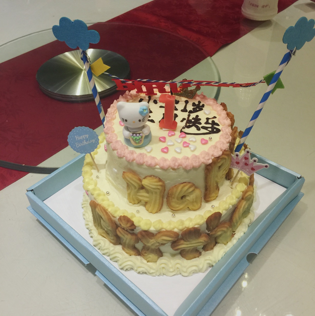 双层城堡生日蛋糕